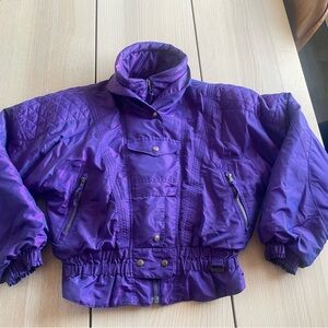 Vintage ski jacket, 80’s-90’s women’s ski jacket medium